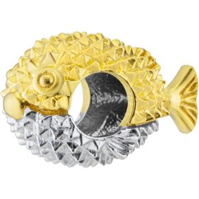 Cute Puffer Fish 925 Sterling Silver Charm Bead For Pandora & Similar Charm Bracelets/Necklaces