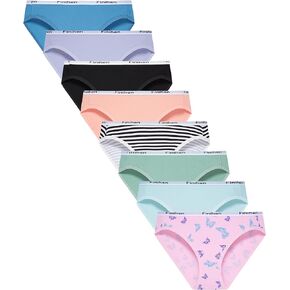Finihen Teens Girls Bikini Underwear Cotton Fashion Girl Hipster Panties Soft Briefs
