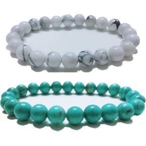 LIDU Love سوار الملك والملكة تير الصداقة 8 مم الخرز سوار in Kuwait