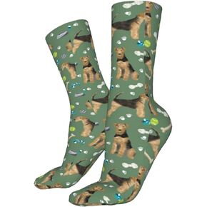 اوتوز جوارب رياضية للكاحل للرجال من ايرديل تيرير تويز للكلاب من سلالات الكلاب بلون اخضر متوسط للرجال والنساء، جوارب قطنية, أسود, مقاس واحد in Kuwait