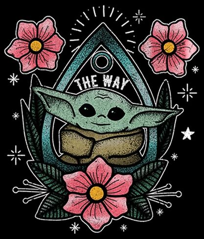 STAR WARS Women's Mandalorian Planchette Child Junior's Raglan Pullover with Coverstitch in Saudi Arabia