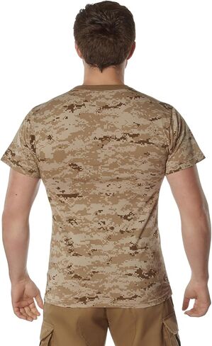 Rothco 22677 100% Cotton Camo T-Shirt Color : Desert Digital Camo,Size : S in Saudi Arabia