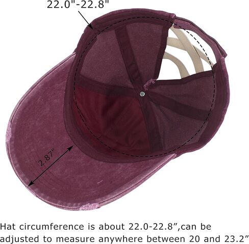 Muryobao النساء ذيل حصان قبعات البيسبول متقاطع شبكة القبعات عالية فوضوي كعكة Ponycap قبعات سائقي الشاحنات in Kuwait