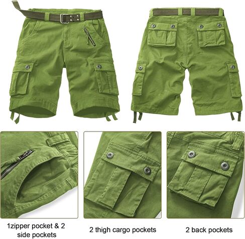 TRGPSG Womens Hiking Shorts, Bermuda Cargo Shorts, 7" Summer Camo Shorts Y2K Shorts for Women with Zipper Pocket(No Belt) in Saudi Arabia