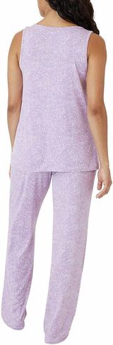 Eddie Bauer Women 4-Piece Pajama Set (as1, alpha, x_l, regular, regular, Orchid) in Saudi Arabia