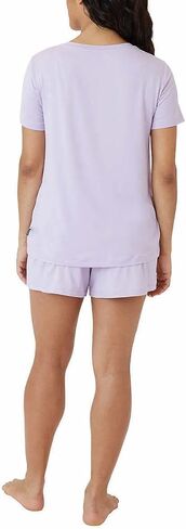 Eddie Bauer Women 4-Piece Pajama Set (as1, alpha, x_l, regular, regular, Orchid) in Saudi Arabia