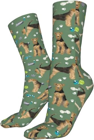 اوتوز جوارب رياضية للكاحل للرجال من ايرديل تيرير تويز للكلاب من سلالات الكلاب بلون اخضر متوسط للرجال والنساء، جوارب قطنية, أسود, مقاس واحد in Kuwait