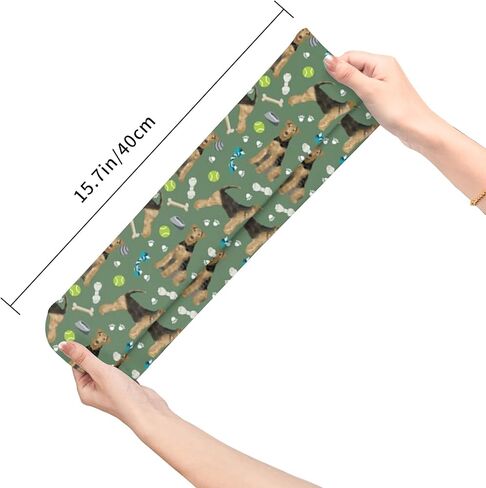 اوتوز جوارب رياضية للكاحل للرجال من ايرديل تيرير تويز للكلاب من سلالات الكلاب بلون اخضر متوسط للرجال والنساء، جوارب قطنية, أسود, مقاس واحد in Kuwait