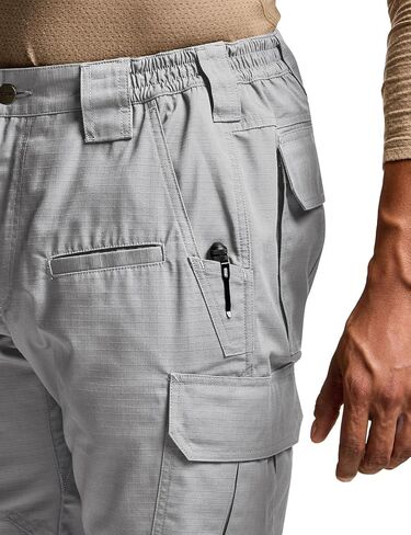 CQR Men's Tactical Pants, Water Resistant Ripstop Cargo Pants, Lightweight EDC Work Hiking Pants, Outdoor Apparel in Saudi Arabia