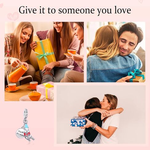 اي زي توكسيدو حلية متدلية لعيد الميلاد بتصميم ويني ذا بوه من الفضة الاسترلينية عيار 925 للاساور in Kuwait