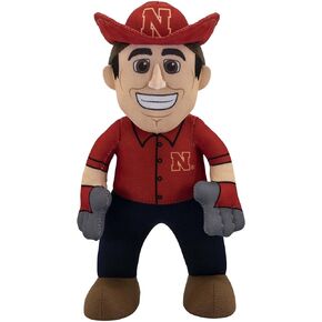 Bleacher Creatures Nebraska Cornhuskers Herbie The Husker 10" Mascot Plush Figures - A Mascot for Play or Display
