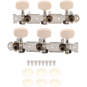 Guitar Tuning Peg, 3R 3L Guitar Tuner Pegs Dual Holes Machine Heads Tuners for Acoustic Folk Classical Guitars Replacement Tuner
