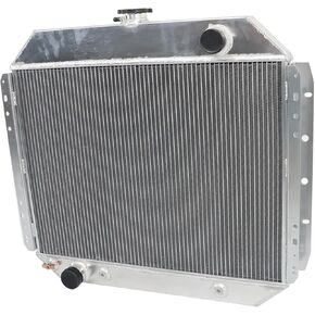 GXYWADY 4 Row Aluminum Radiator 433 Replacement for 66-79 F-100 F-150 F-250 F-350 Pickup Truck l6/V8 Engine in Saudi Arabia