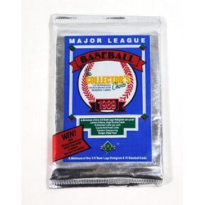 (1)-1989 Upper Deck Low Series Baseball Pack Fresh From Box Possible Griffey RC