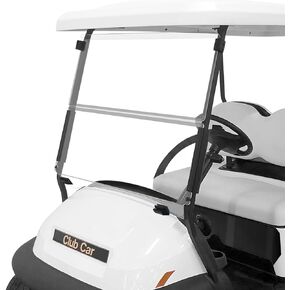 Club Car Precedent Windshield (2004-Up), Golf Cart Tinted/Smoke Windshield for Club Car Precedent/Tempo/Onward with 2004-Up Models