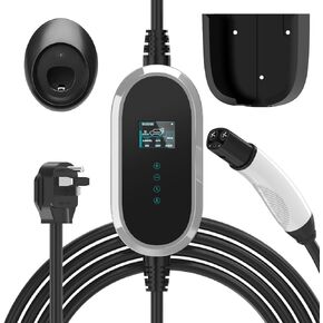 Rhino Charge P1001 Tesla Charger 40 Amp, ETL Certified Level 2 NEMA Plug, 25 ft Extension Cord, Portable&Wall Mounted Electric Car Charger for Tesla Models 3/Y/S/X (40A)