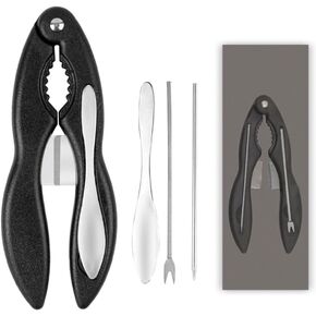 2PCS Crab Crackers and Tools Multifunctional Crab Leg Crackers Efficient Lobster Crackers Sturdy Seafood Crackers and Tools Portable Lobster Crackers and Picks Set Crab Claw Crackers
