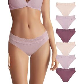 Aijolen Women's Seamless Underwear Lace No Show Bikini Panties invisible Underpants Panty for Womens S-XL
