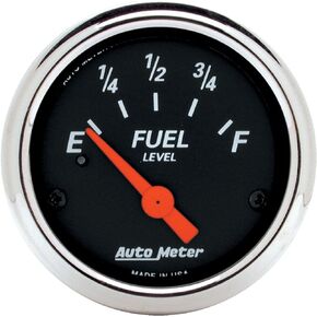 Auto Meter 1424 Designer Black Fuel Level Gauge
