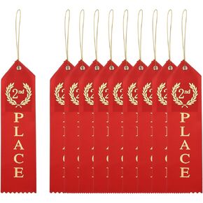 PATIKIL Award Ribbons, Winner Ribbons with Even Card and Rope Achievement Ribbons for Competition