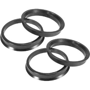 X AUTOHAUX 4pcs Plastic 57.1mm to 65.1mm Car Hub Centric Rings Wheel Bore Center Spacer