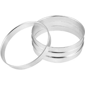 X AUTOHAUX 4pcs OD 73.1mm to ID 72.6mm Aluminum Alloy Car Hub Centric Rings Wheel Bore Center Spacer