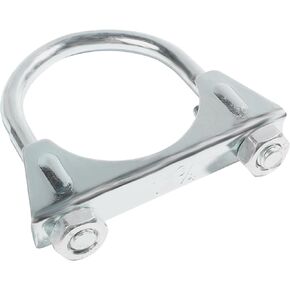 U Bolt Clamp,2.5" 2" 2.25" 3" 1.75" 2.75" Exhaust Clamp,Muffler Exhaust Clamps,Car Accessories Stainless Steel Heavy Duty U-Bolt Saddle Style Exhaust Clamp for Exhaust System (1.75 Inch)