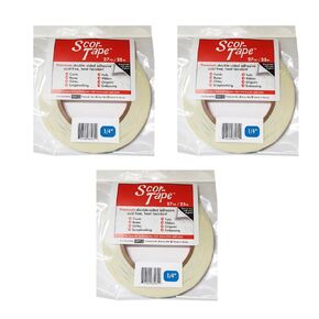 Scor-Tape 1/4" x 27 Yards (3-Pack)