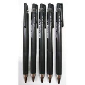 Pilot juice up 04 Retractable Gel Ink Pen, Ultra Fine Point 0.4mm, Black Ink, LJP-20S4, Value Set of 5