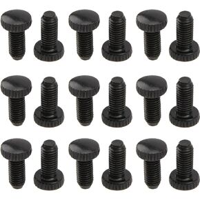 18Pcs Yootones Electric Guitar Bridge Fine Tuning Screws Replacement Tremolo Bridge Fine-tuning Screws Compatible with Floyd Rose Electric Guitar(Black)