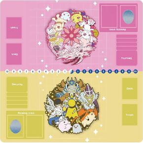 DTCG playmat for Digimon Playmat 2 Player Duel Mat Gaming Competition Pad Mat Card Binder Deck 60 * 60CM 23.6x23.6in