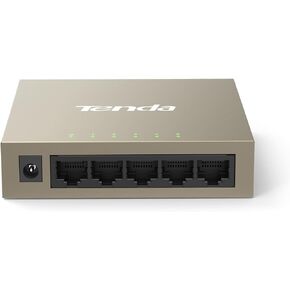 Tenda SG105, 5 Port Gigabit Switch, Unmanaged Ethernet Switch, Office Ethernet Splitter, Plug & Play, Plastic Case, Desktop/ Wall-Mount, Fanless Quiet, Limited Lifetime Protection
