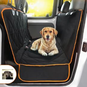 ZOEWXP Dog Car Seat Cover for Back Seat for Cars & SUVs - Durable Pet Car Seat Cover Backseat Protector, Nonslip Dog Hammock for Car, Waterproof Scratchproof Rear Seat Cover Against Dirt, Hair