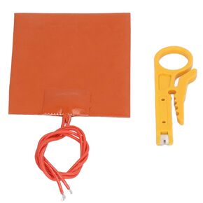 Silicone Heating Pad 12V Universal Engine Heater Car Oil Pan Heater Pad 20W 250℃ Electric Heater Pad