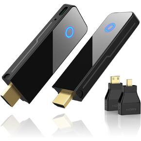 جهاز إرسال واستقبال HDMI لاسلكي، موسع HDMI اللاسلكي من Binken يدعم 1080P@60 هرتز، يدعم 2.4/5 جيجا هرتز لبث صوت الفيديو من الكمبيوتر المحمول، والكاميرا، وصندوق الكابل إلى جهاز عرض HDTV in Kuwait