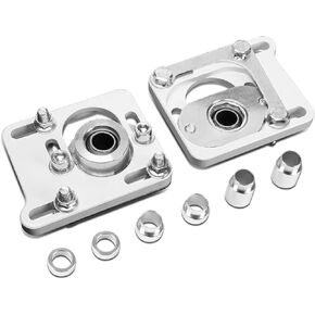 DNA Motoring CBK-PLT-FM94-WH Front Adjustable +/- 2.5 Coilover Camber/Caster Plates