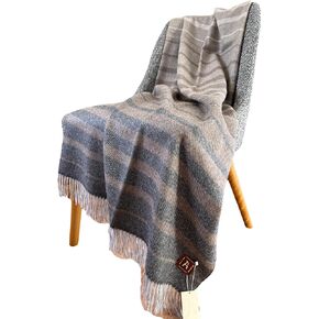 Alpaca Origins - 100% Baby Alpaca Wool Shawl Wraps for Men and Women - Natalie Unisex Soft Warm Winter Large Throw Scarf