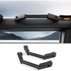 Hoolcar Front Roll Bar Grab Handles Metal Grip Handle Compatible with 2021-2022 Ford Bronco, Interior Accessories, 2PCs