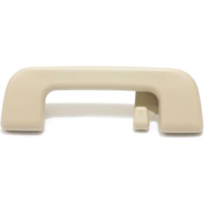 Auto Roof Pull Handle Grab Rail with Hook LH=RH Universal for Toyota for 2014-2018 Corolla for Rav4 for Highlander OEM:74610-02170/B0 74610-0E050 (with Coat Hook Type 1Pcs, Flaxen)