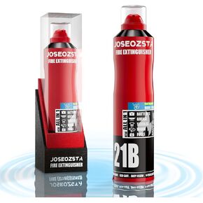 Mini Fire Extinguisher for the house- Home Fire Extinguisher for Kitchen - Car Fire Extinguisher for AutoMobile - Small Fire Extinguisher for Clothing, Papers - Portable Fire Suppressor (RED 1-Pack)