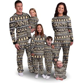 FOCO NFL Wordmark Family Matching Collection Set Holiday Pjs
