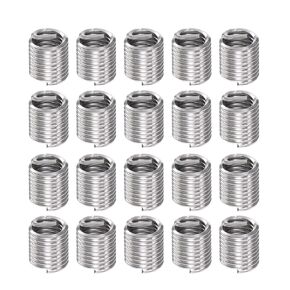 HARFINGTON 20pcs Wire Threaded Inserts 5/16-24 UNF 1.5D 11.85mm 304 Stainless Steel Helical Coiled Wire Thread Sleeve