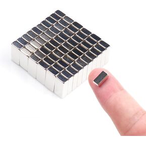 60Pack Rectangular Magnets Bar Magnets Square Magnets Little Magnets Mini Magnet Tiny Magnets Small Magnets for Crafts,Rectangle Magnets,Collar Stay Magnets
