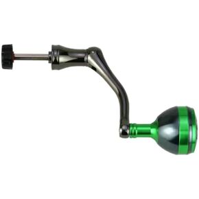Fishing Spinning Reel Handle, Lightweight Metal Single Rocker Arm, Reel Replacement Power Handle Grip, DIY Spinning Reel Handle Grip Modification red Large