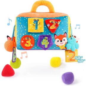 Sensory Toys for Toddlers 1-3,Montessori Toys for 1 Year Old,Baby Pull String Activity Toy, Toddler Fine Motor Skills Stroller Toys,Hanging Infant Travle Toys for 18 Months Girls Boys Gife (steamship)