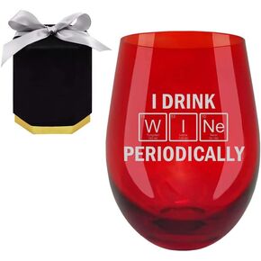 Mothers Day Gifts for Chemistry Teacher, Science Teacher Must Haves, Funny Etched Ruby Wine Glass in Kuwait