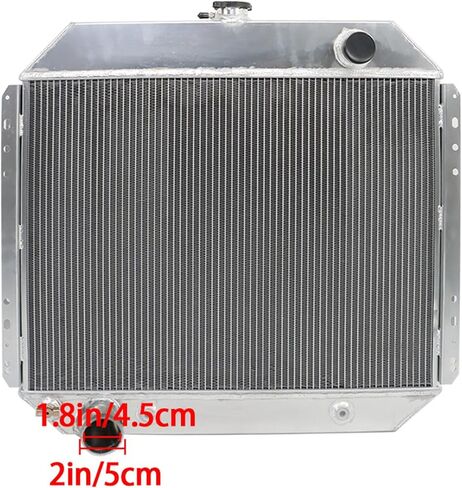 GXYWADY 4 صف مشعاع ألومنيوم 433 لاستبدال 66-79 F-100 F-150 F-250 F-350 رافعة شاحنة خفيفة لنقل السلع l6/V8 المحرك in Saudi Arabia