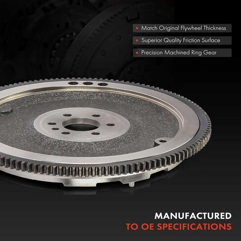 A-Premium Clutch Flywheel Compatible with Mini Cooper 2007-2015, Cooper Countryman 2011 2013-2016, Cooper Paceman 2013-2016, 1.6L 2.0L, 6 Bolt Holes, 133 Teeth, Manual Trans., Replace# 11227561765 in Saudi Arabia