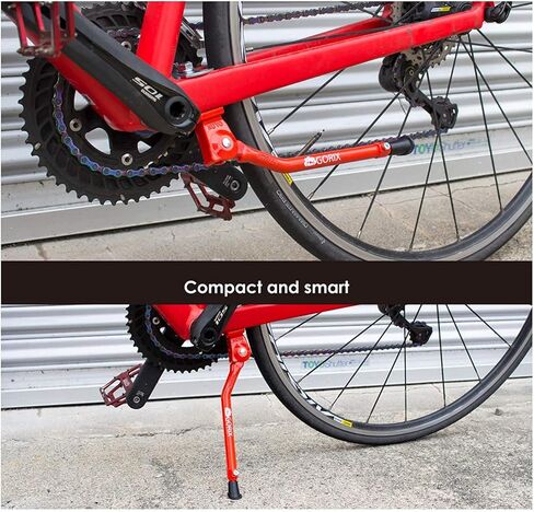 GORIX Bike Kickstand Side Road Mountain Bicycle Adjustable Portable(GX-KC22AAJ-Z(Global Edition)) in Kuwait