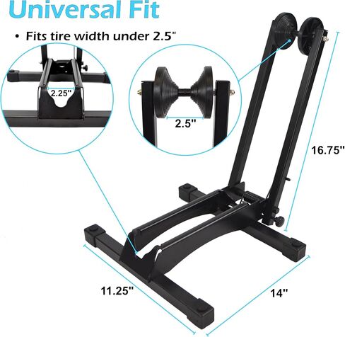 Lumintrail Bike Floor Foldable Storage Stand for Mountain and Road Bicycle Indoor Outdoor Garage Storage in Kuwait